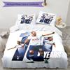 3pcs Harry Kane1 Design Cover Set - HD Printed Bedding with 1 Cover and 2 Pillowcases - Perfect for Home and Dorm Decor