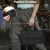 Black Hand Tool Bag Men Work Handbag Multifunctional Tool Storage Bag