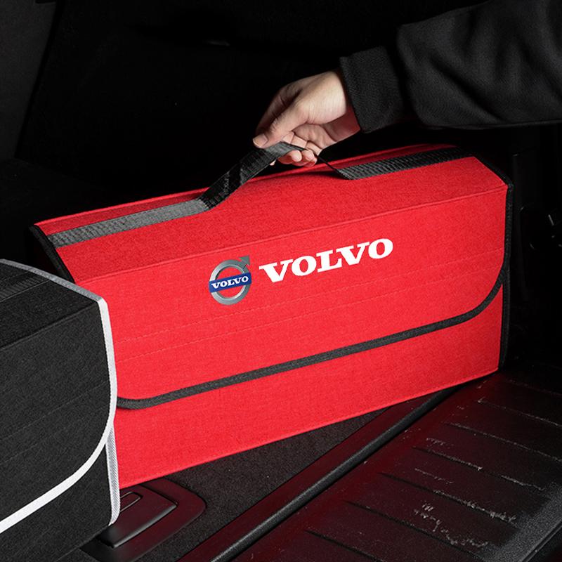 Car Storage Bag Folding Travel Tidying Box Trunk Tools Case For Volvo XC60 XC40 V60 V40 XC90 XC70 V50 S60 V70 S90 EX30 EX90 ES90