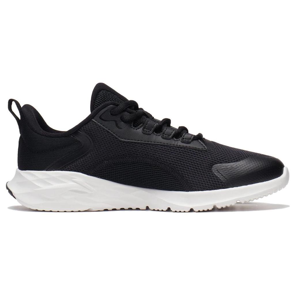 Li Ning Yangfeng Fabric Comfortable Non-Slip Wear-Resistant Low-Top Running Shoes Women Sneaker Black ARST018-2