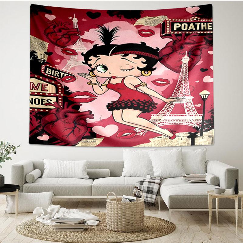 Sexy Doll Print Tapestry - Portable Wall Decor Cloth, for Home, Dorm, Travel, Bedroom, Living Room - Ideal Birthday Housewarming Gift