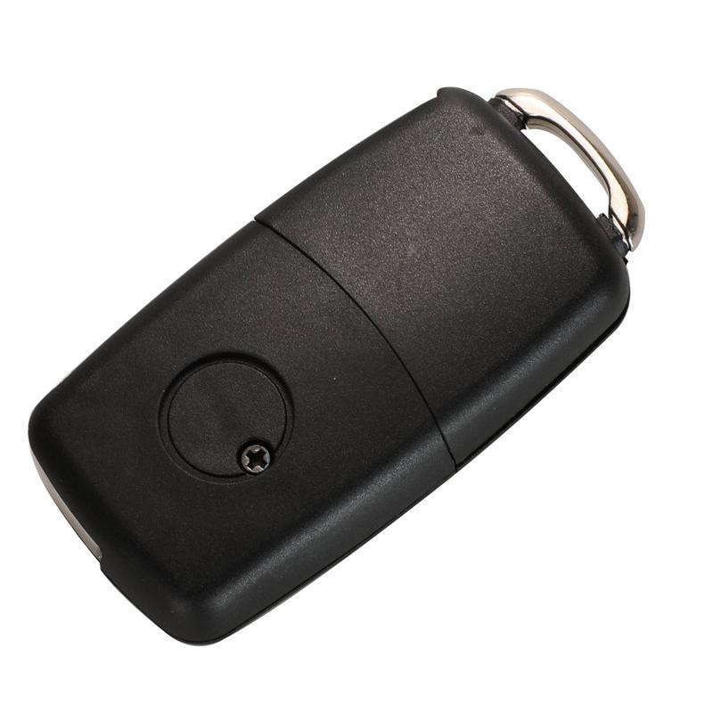 Jingyuqin 10 шт. 3 кнопки автомобильный дистанционный ключ складной чехол для ключей для Vw Jetta Golf Passat Beetle Skoda Seat Polo