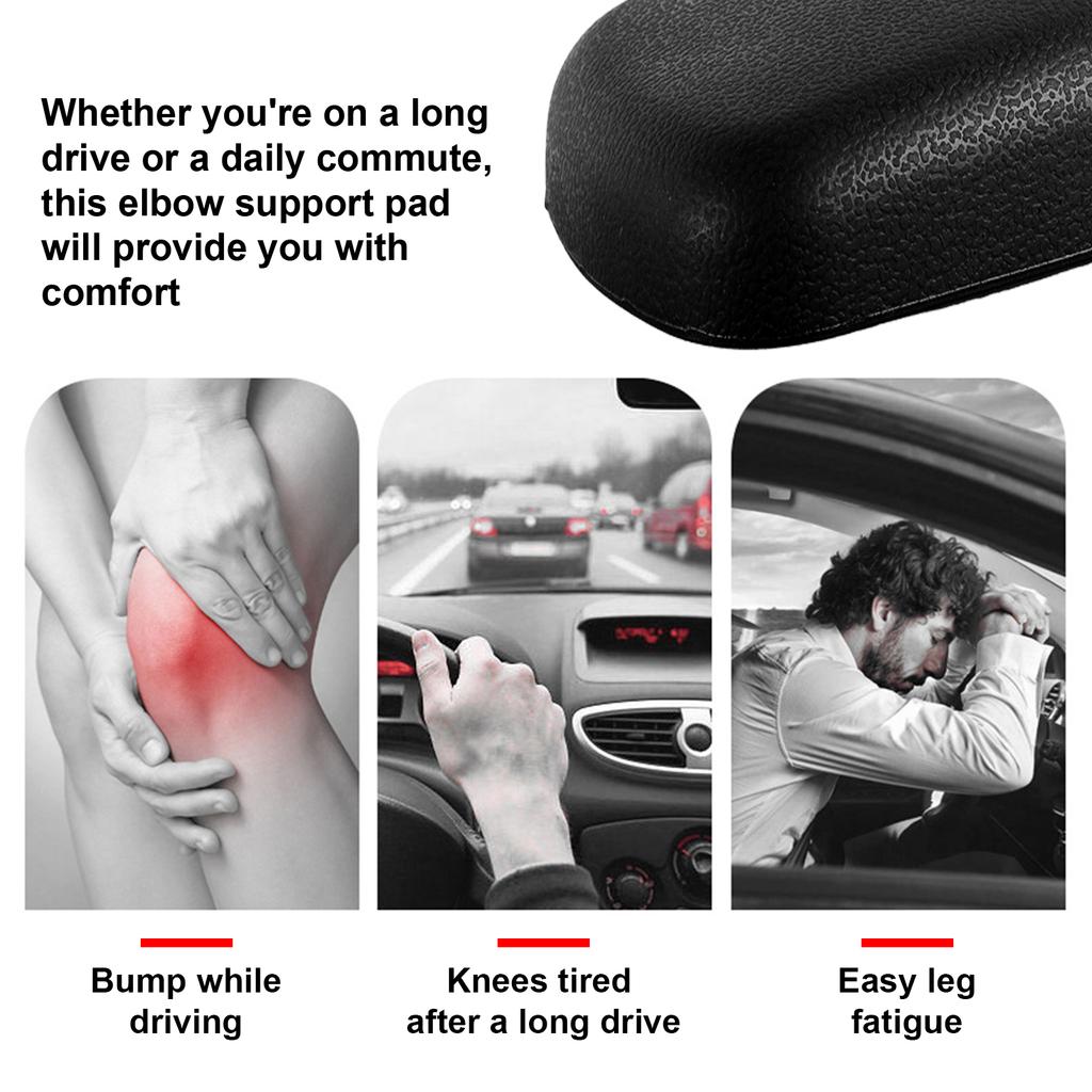 2 шт. Мягкая кожаная подушка подлокотника для автомобиля Универсальная автомобильная накладка на подлокотник Удобный автомобильный подлокотник Подушки для локтей Поддержка Аксессуары