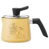 Skater for Gas 7 In Rice Milk Disney Winnie the Pooh Multi-Pot 1.3L Fire, 1, All-Purpose Pot, Cooker, Pan, Deep-Fried Pot, One-handed Pot, ANMP1-A