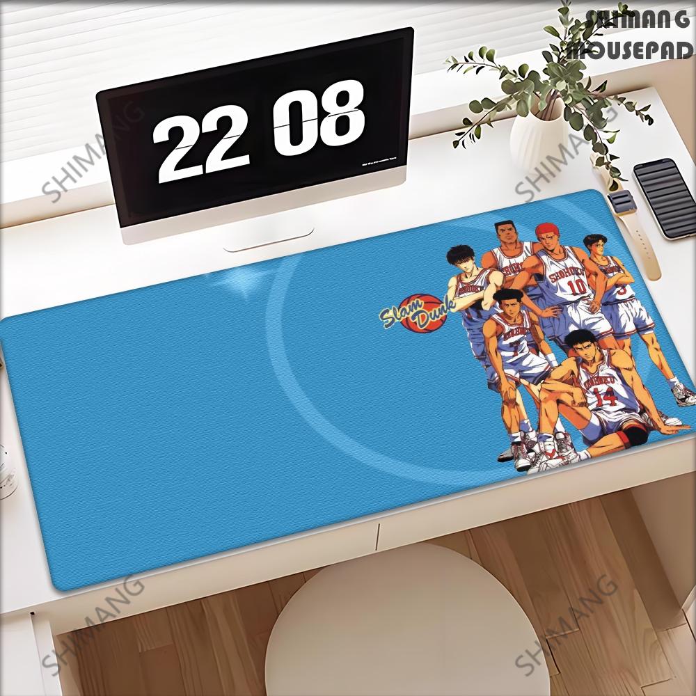 slam dunk mousepad Gamer Nonslip Large mouse pad Gaming Laptop Desk mat Pc Accessories Mausepad Mats Keyboard Cabinet Mause Mat