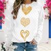Womens Plus Size Crew Neck Sweatshirt Loose Soft Long Sleeve Casual Leisure Daily Street Pullover