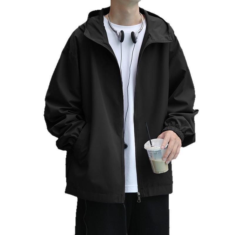 Mens Outdoor Jacket 2026 American Trend Waterproof Windproof Casual Coat Teenagers
