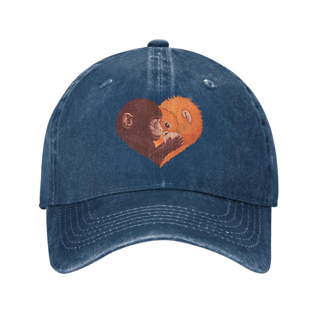Baseball Cap Monkey Punch Summer Streetwear Trucker Hat Unisex Women Print Kpop Rock Breathable Snapback Cap