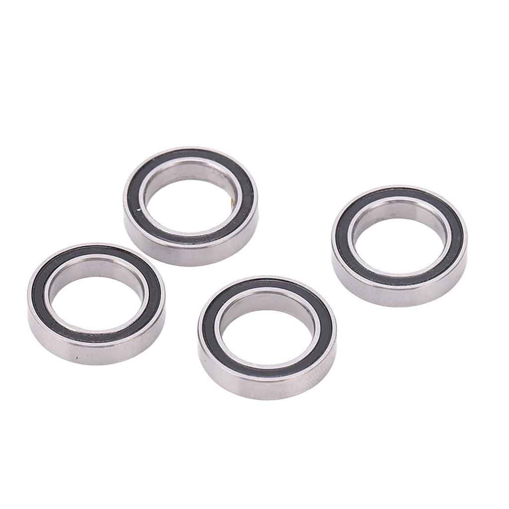 4 шт. Радиальные шарикоподшипники Сталь Резина Серебристый Черный Двойное уплотнение для Traxxas 110 MAXX 2.0 RC