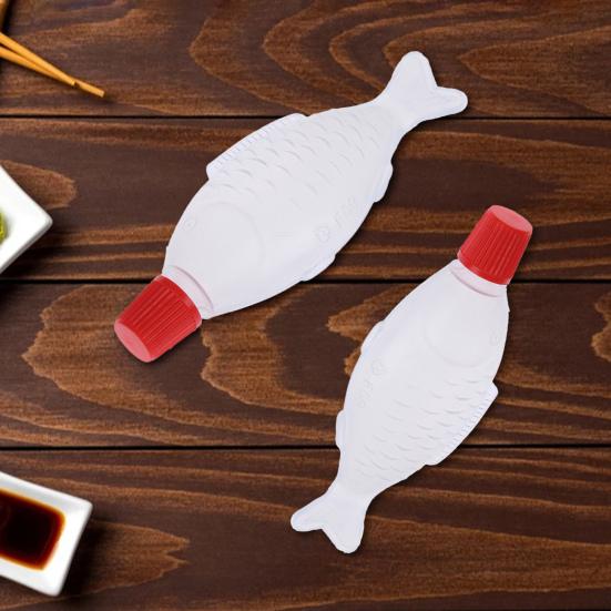 Yousheng 10 шт./компл. креативная бутылка в форме рыбы, симпатичная компактная пластиковая бутылка для приправ для дома