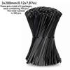 Detachable Nylon Cable Ties Multicolor Zip Ties Self Locking Self-Locking Cable Ties  Home Use