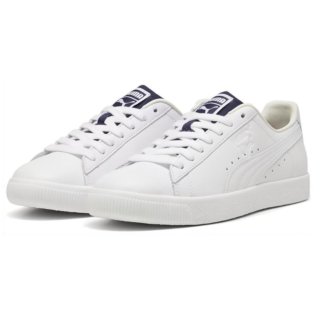 Puma Sf Clyde Varsity 2 Comfortable Versatile Low-Top Sneakers Unisex Sneakers White Blue 396491-02