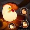 1pc, Happy Duck Silicone Night Light, USB Rechargeable Light, Gift For Valentine's Day/Birthday/Holidays, Home/Bedroom/Outdoor Decor Light