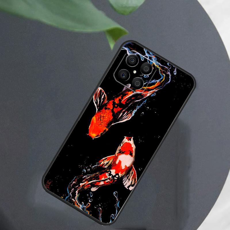 Рыба Кои Карп Для Honor Magic 8 7 6 Pro Чехол Для Honor Win RT X9d X9c X9b X9a X8c X8b 50 70 90 200 400 Lite