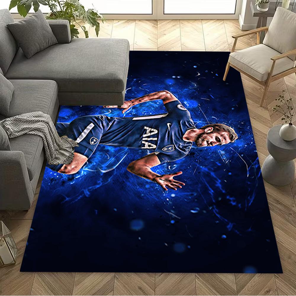 Football Player Action Floor Rug Office Rug Design for Foyer Entryway Study room Living Rooms Antislip Carpet Office home decor Gift for Festivals