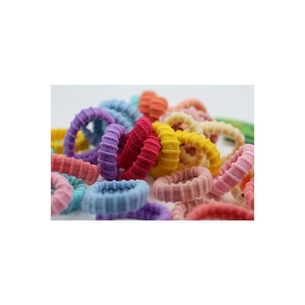 Женская красочная ультрагибкая зубчатая коробка из 20 наборов резиновых пряжек для полотенец