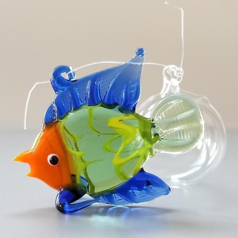 62KD Creative Glass Fish Bubble Aquarium Float Decors Set of 6 Unique Designs