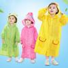 Kids' Cartoon Rain Poncho: Cute Cape Design with Backpack Space for Preschoolers and Primary Students