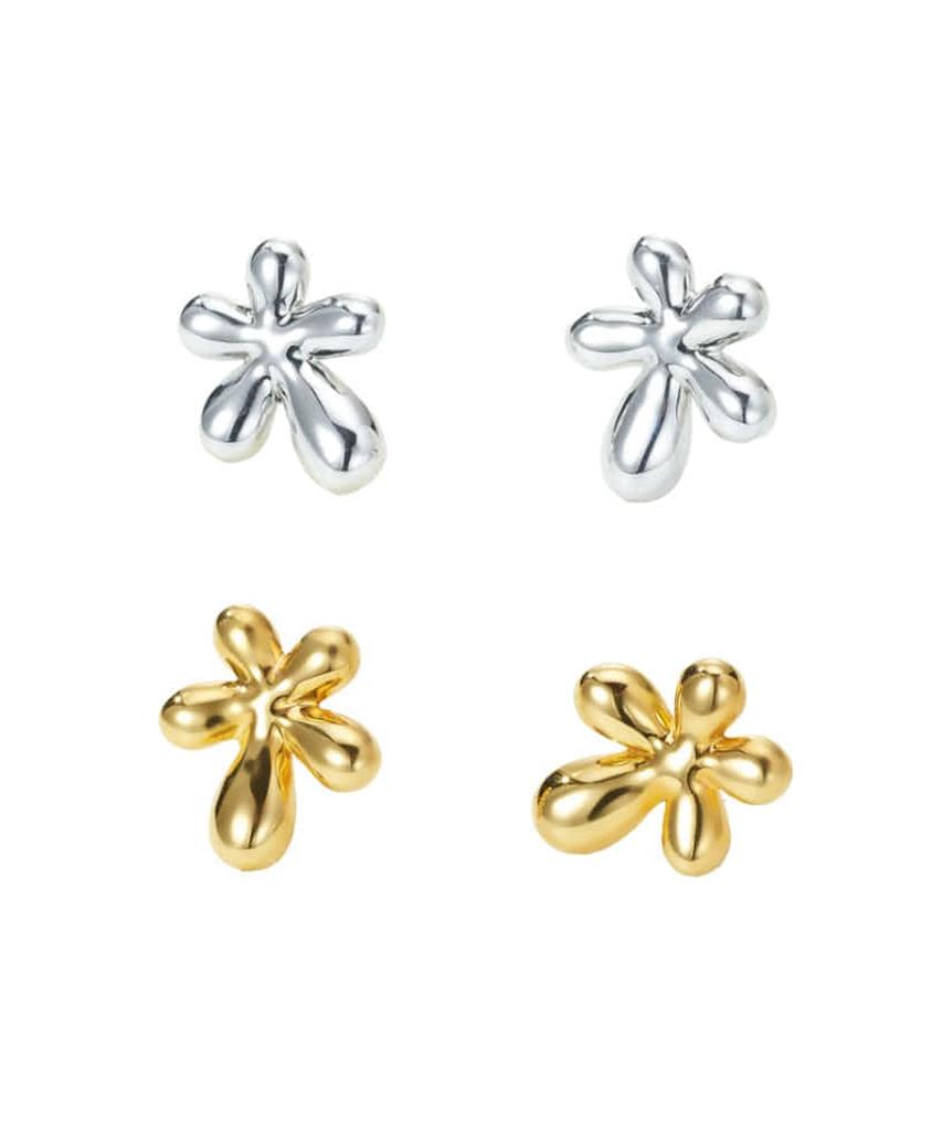 Серьги Findelise 925 с ромашками Signature