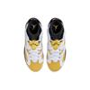 Кроссовки Air Jordan 6 Retro GS Yellow Ochre Kids Белый Черный 384665-170