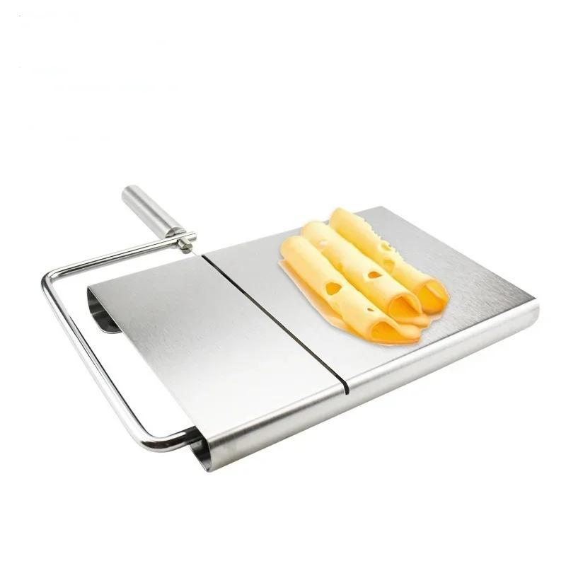 Высококачественная кухонная разделочная доска из нержавеющей стали для сыра, подходит для резки твердого и полутвердого сыра, масла и масла