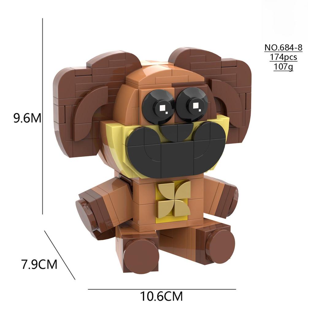 Poppy3 Улыбающиеся существа: Строительные блоки Sleepy Cat