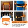 Gas Cylinder Holder Wall-Mounted Bracket Propane Tank Bracket Safety Belt Supported for RVs Motorhome