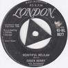 7-дюймовая пластинка CHUCK BERRY Beautiful Delilah Vacation Time 45HL8677 London Records 1958 UK Рок Б/у