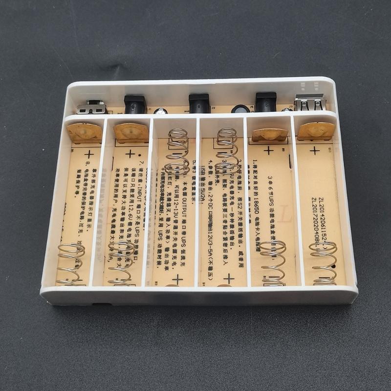 USB 5В 9В 12В Выход 6x 18650 Аккумулятор ИБП Power Bank Бокс для Планшетов Камер Видеонаблюдения Светодиодных Динамиков Роутеров Мобильного Телефона