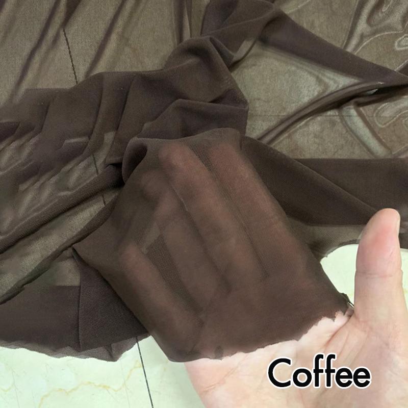 4 Way Stretch Nylon Spandex Mesh Fabric 20D Super Thin High Elastic Encrypted Tulle Gauze Net Fabric For Diy Sewing Material