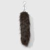 Car Keychain Long Hair Fur Tails Pendant Ornament Fluffy Plush Tail Keyring Cute Retro Bag Charms Women Ladies
