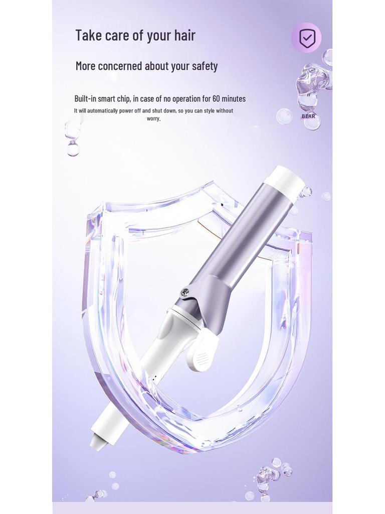 40-мм автоматическая вращающаяся плойка с отрицательными ионами - бережная укладка крупными волнами