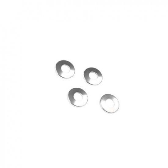 Aluminum Silver 2016- Inner Door Bolt Lock Down Ring For Benz GLC X253 Trim