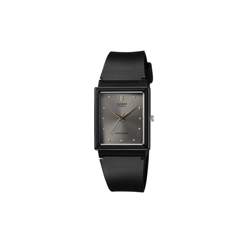 Casio Серия YOUTH - квадратные, с тремя стрелками, деловой простой стиль, легкие и компактные, кварцевый механизм, ремешок из смолы, японские и корейские часы, MQ-38-8A