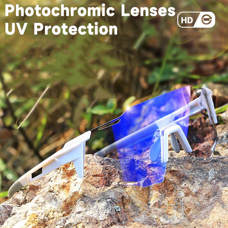 Photochromic Goggles Unisex Cycling Sports Eyewear Men Outdoor Day And Night Biking Glasses