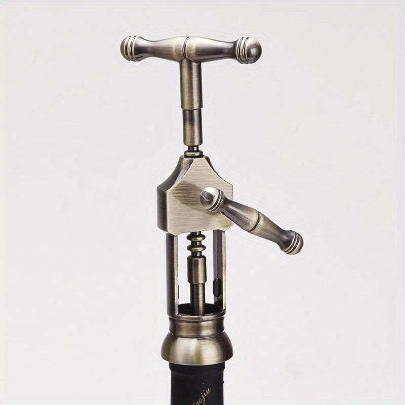 Винтажная открывалка для вина из цинкового сплава, штопор, металлическая открывалка, дизайн рычага, штопор для вина, кухонные инструменты для бара, средство для удаления пробки