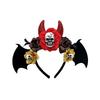 Gothic Halloween Skull Headband Simulation Flowers Day of The Dead Hairband  Festive Decorations