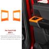 Interior Rear Door Handle Cup Holder Panel Trim Bezel For Ford F150 2021+ Orange