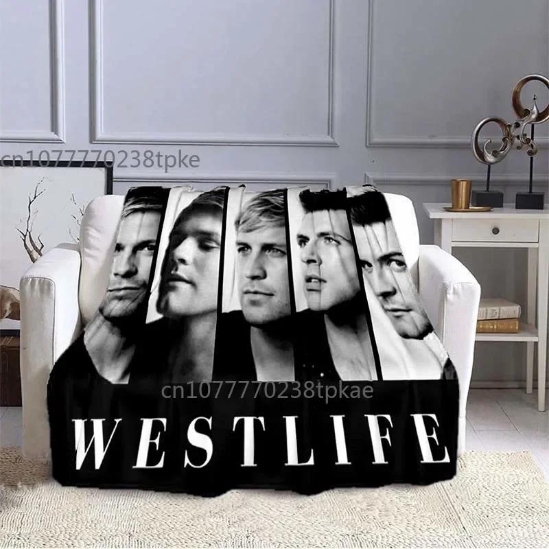Ирландия Westlife Классический Постер Печатное Одеяло, Пледы, для Дивана Кровати Офиса Машины, Подарок на День Рождения, Decke