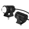 Mini Driving Light Led Projector Lens Motorcycle Headlight Atv Scooter Dual Colour Led Lens Beam Driving Lights Auxiliary Light