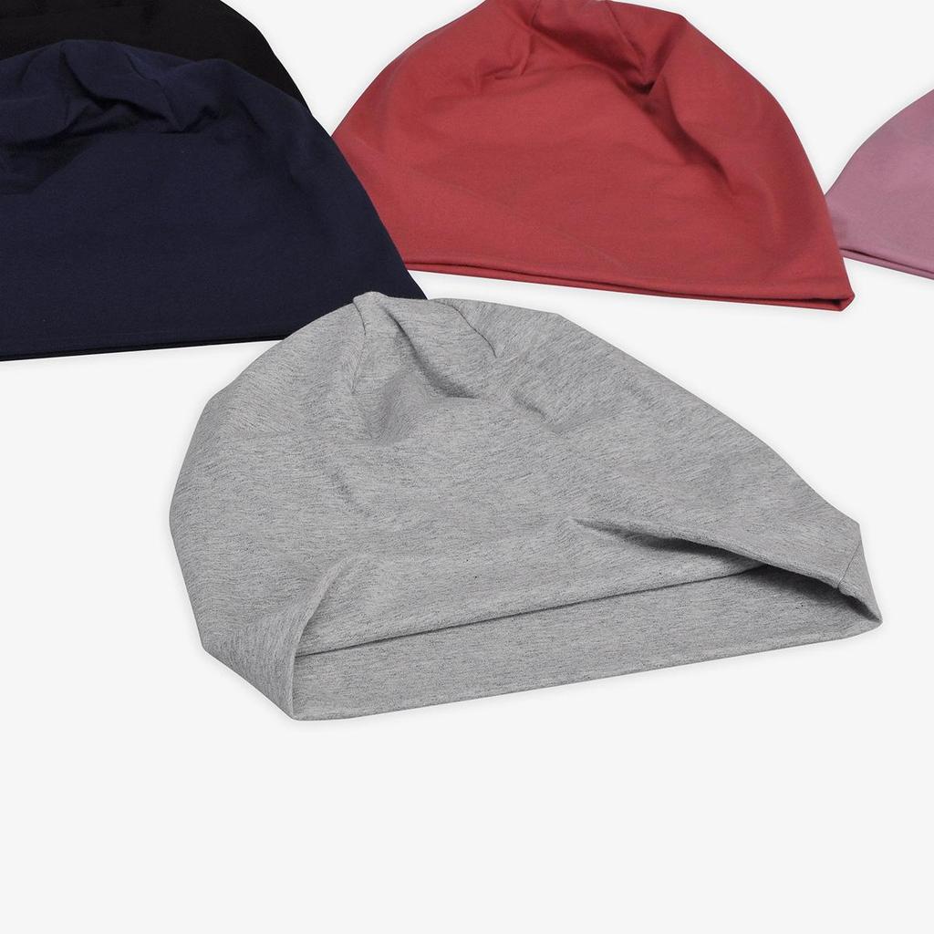 Versatile Cotton Beanie: Thin, Cuffed, Plain Style for Men & Women