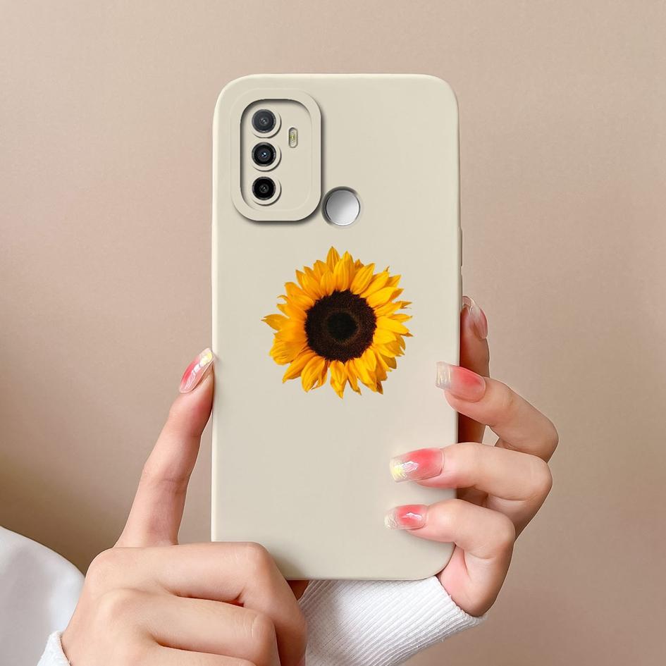 Чехлы для OPPO F9 F11 F15 F17 F21S F19S Find X5 Lite Pro, чехол «Подсолнух, бабочка, ромашка, матовая, мягкая силиконовая защитная сумка для телефона, бампер для OPPO»