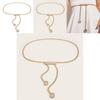 Waist Chain Metal Women With Pearl Buckle For Elegant Summer Outfits Winter