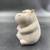 Креативный и сердитый гиппопотам, напечатанный на 3D-принтере, милый и декоративный орнамент для дома