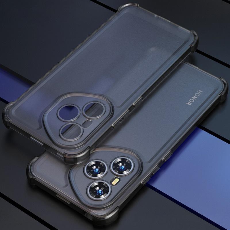 Чехол For Honor400 Конфетный Цвет Ударопрочный Прозрачный Матовый Силиконовый Чехол Для Honor 400Lite 300 200 100 90 Pro Gobal Мягкий Чехол