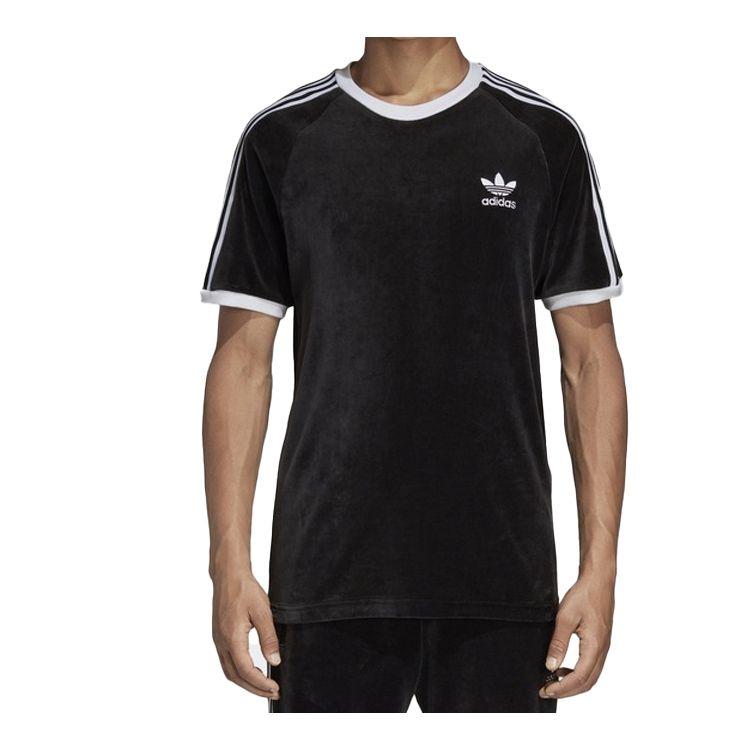 Adidas Originals Cozy Tee Футболка с коротким рукавом Мужские топы Черные DX3624