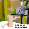 Bird Perch Stand Interactive Multifunctional Bird Perch Toy Versatile Cage Accessories For Parrots Parakeet Budgies Cockatoos