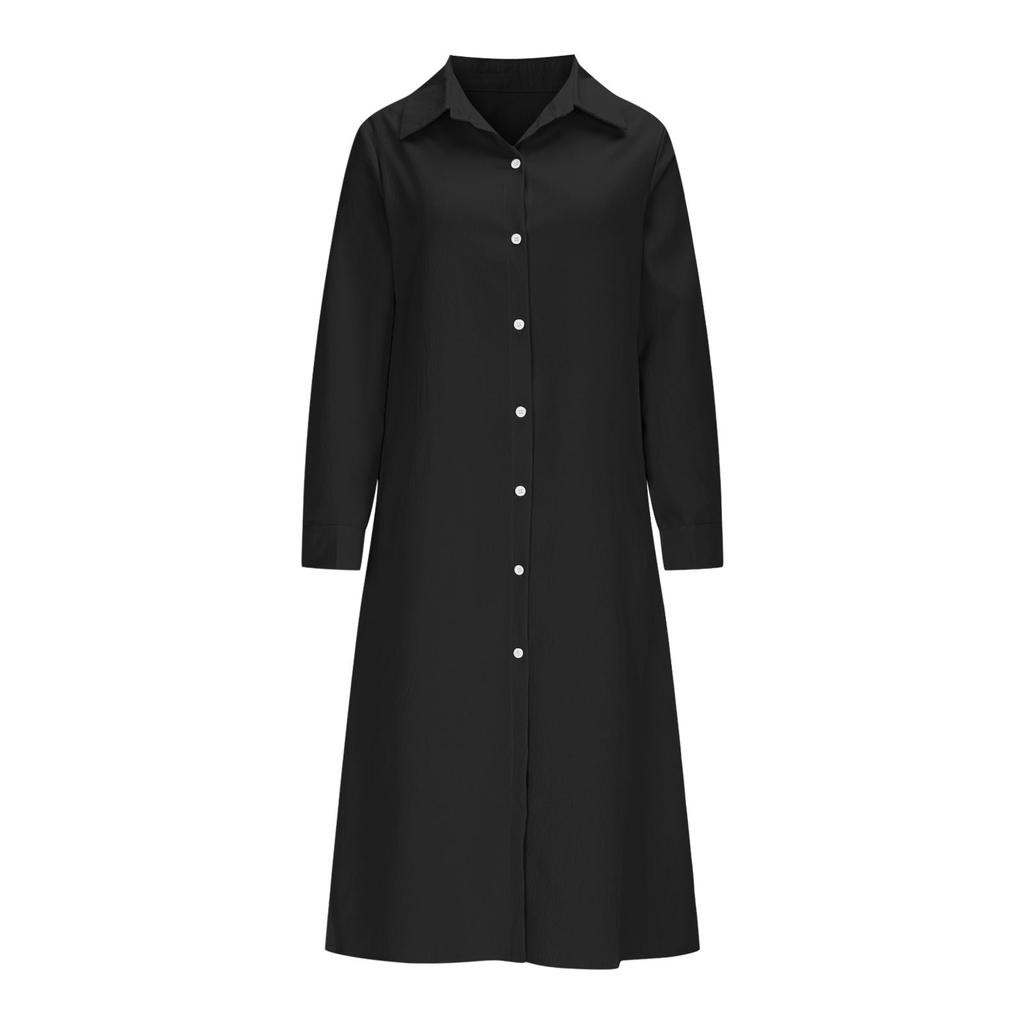 Women's Button Shirt Long-sleeved Fashionable Dress