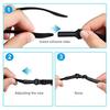 Eyeglasses Strap Adjustable Super Soft Reusable Friendly To Skin Universal Silicone Sports Eyeglass Strap Rope Sunglasses Retainer for Kid