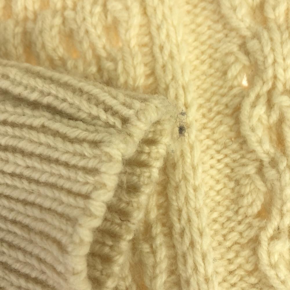 Джон Моллой 90-е Старый Вязаный цельный бежевый Туника Женский Б/У